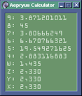 AepCalc in the system tray
